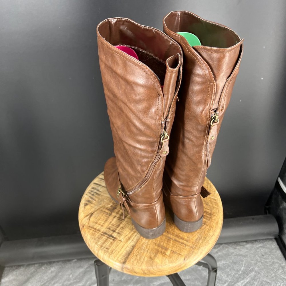 Marcel Wide Calf Riding Style Boot - Picture 4 of 7